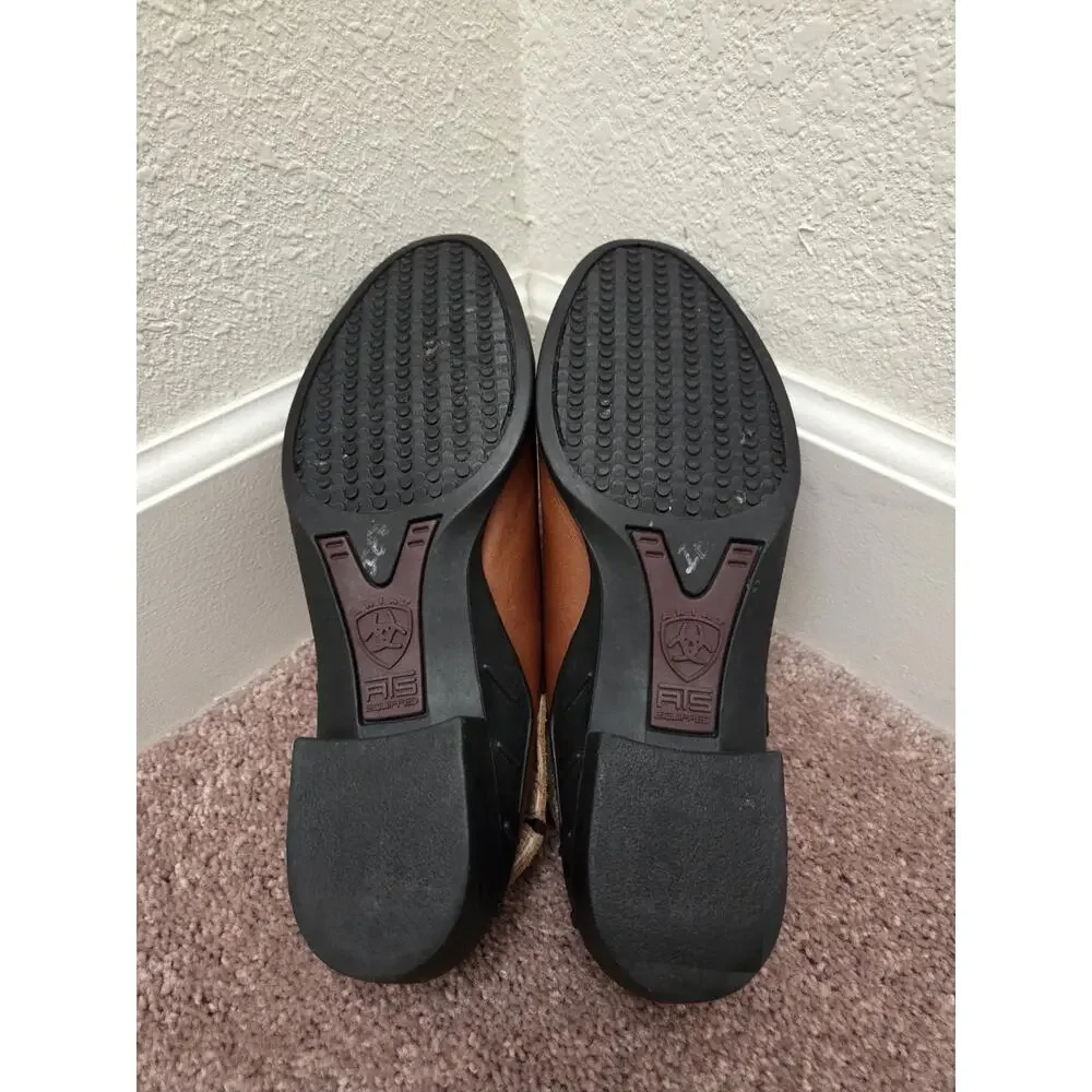 Ariat Mules Brown Leather Slingback Clogs Comfort Western Casual Shoes Womens 11
